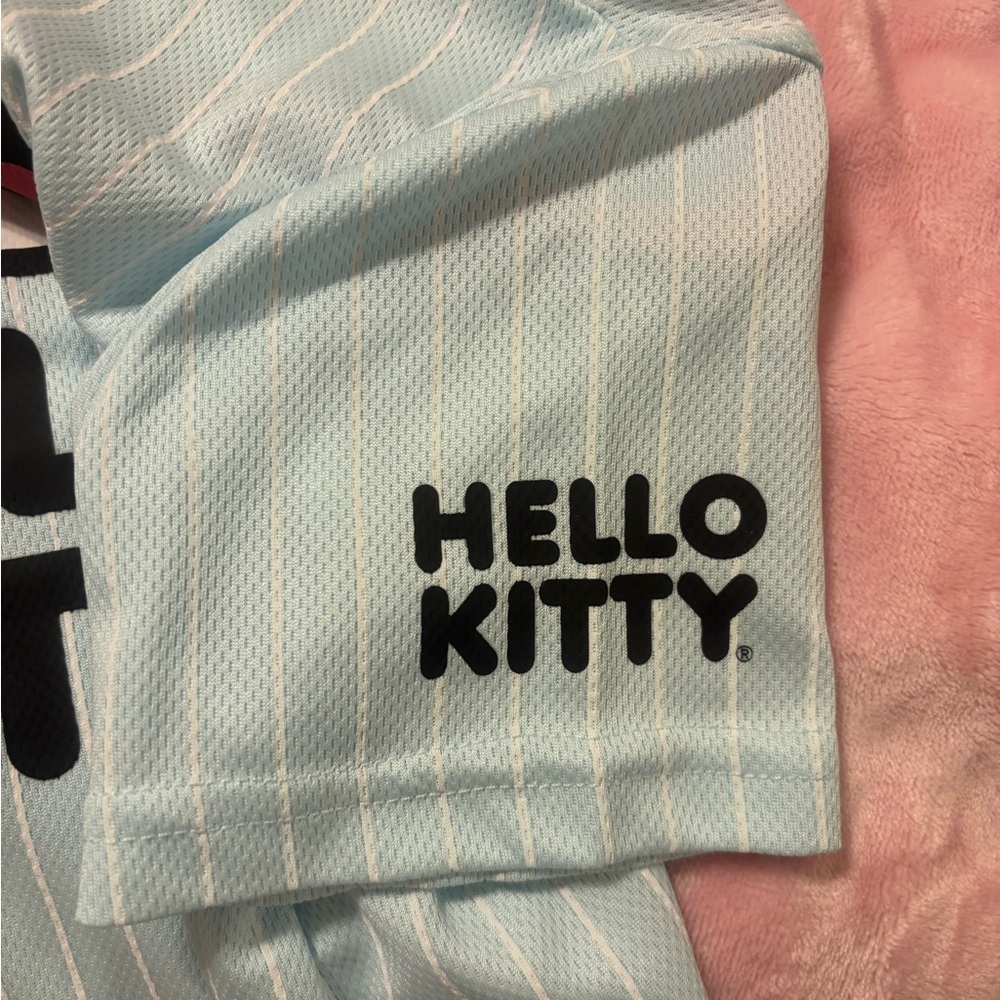 Hello Kitty Kids Jersey - Light Blue and Black - Picture 4 of 5